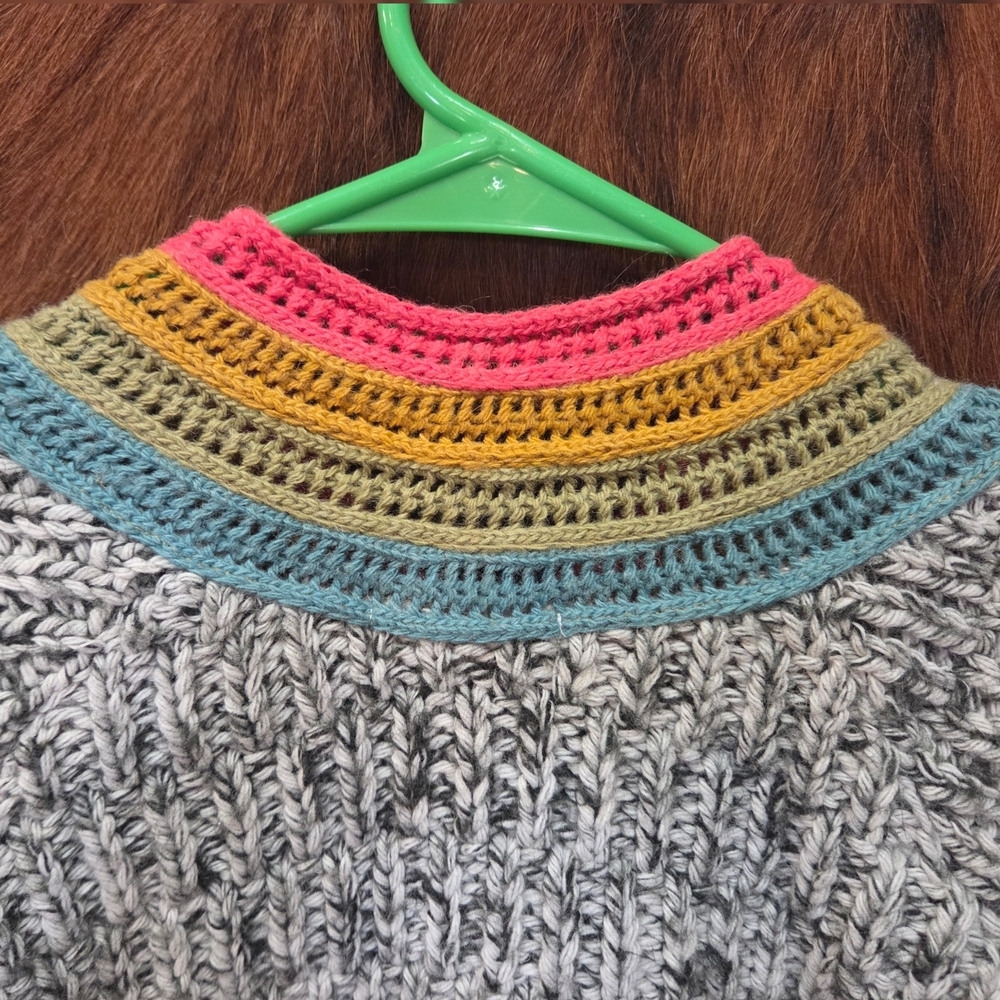 Mimi & Maggie Gray Knit Sweater - Picture 5 of 7